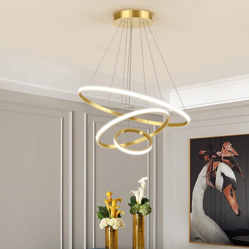 Arisha – Moderne LED Kroonluchter Met Ringen