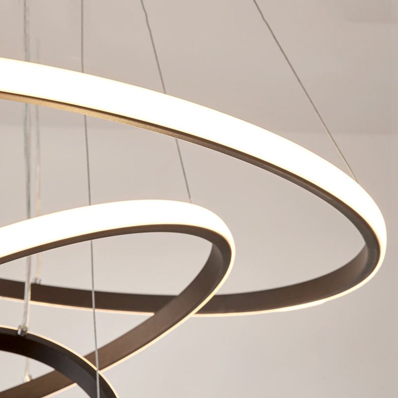 Arisha – Moderne LED Kroonluchter Met Ringen