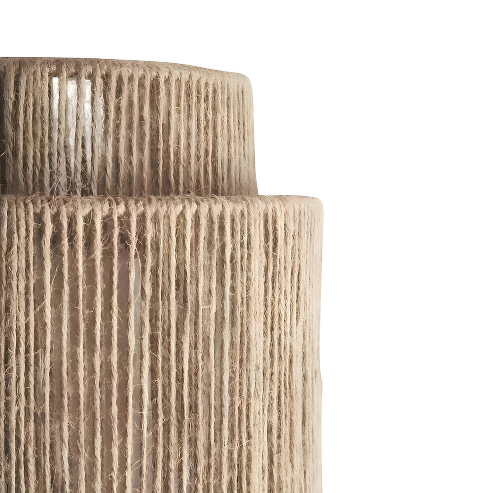 Hampa – Boho Touw Wandlamp met Rotan Kap