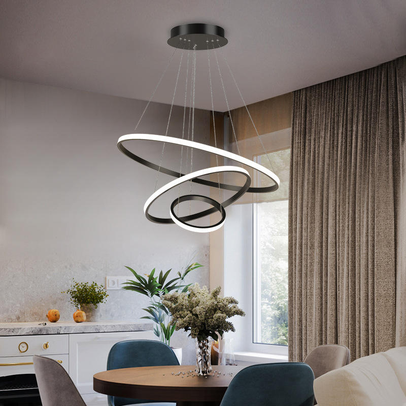 Arisha – Moderne LED Kroonluchter Met Ringen