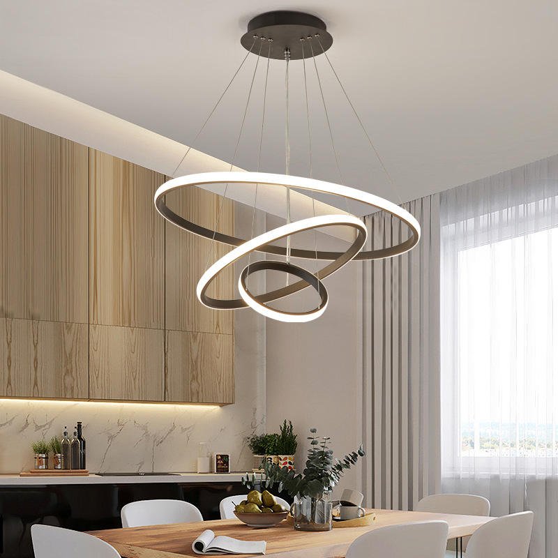 Arisha – Moderne LED Kroonluchter Met Ringen