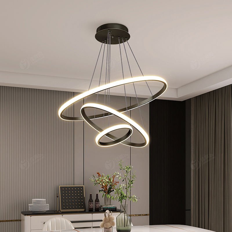 Arisha – Moderne LED Kroonluchter Met Ringen