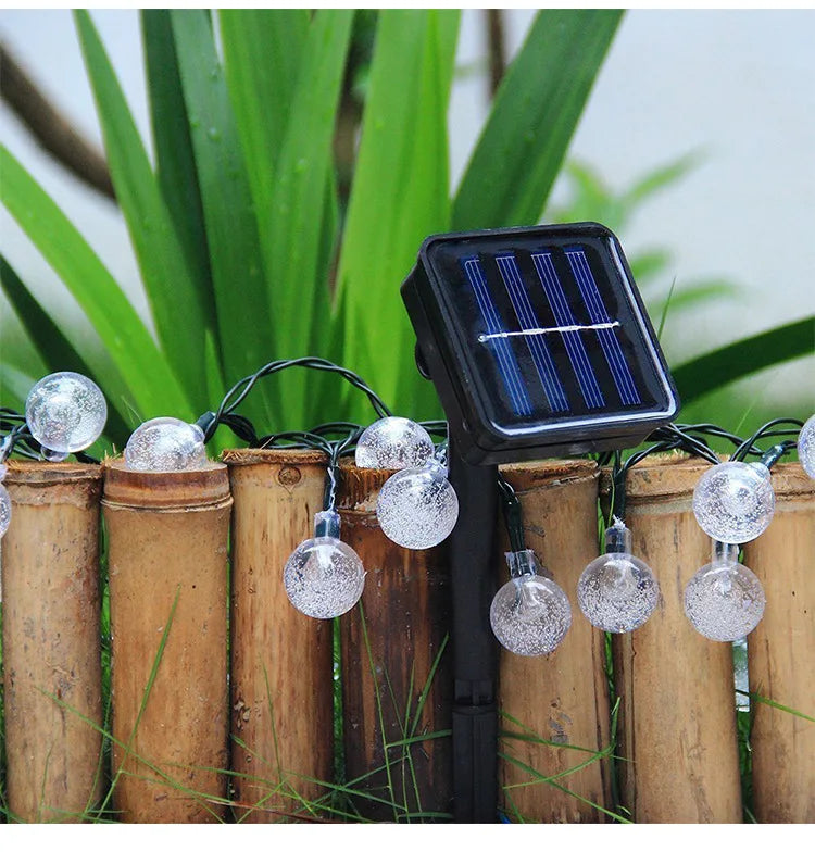 Solara – Zonne-energie LED Lichtslinger (Waterdicht, Buiten Tuin & Terras, Warm Wit)
