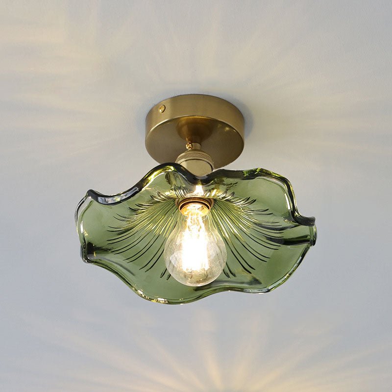 Lia – Hibiscus Glazen Plafondlamp
