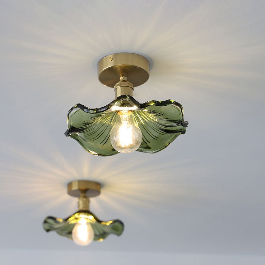 Lia – Hibiscus Glazen Plafondlamp