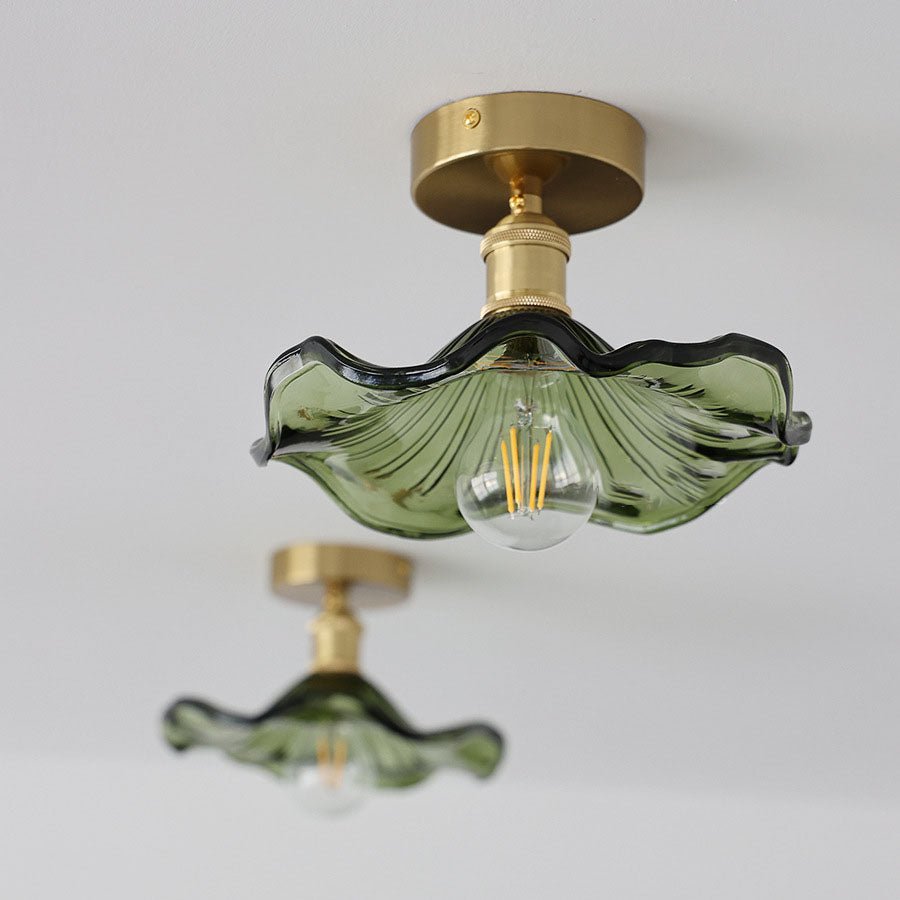 Lia – Hibiscus Glazen Plafondlamp