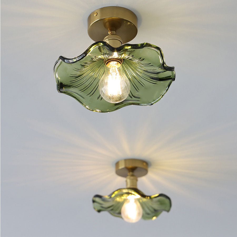 Lia – Hibiscus Glazen Plafondlamp