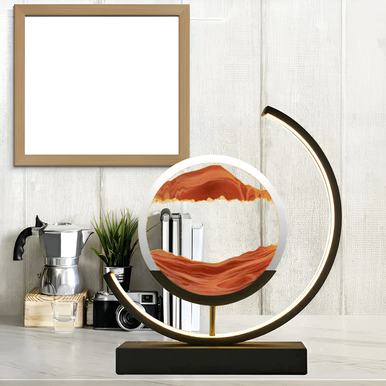 Serava – LED Zandkunst Tafellamp