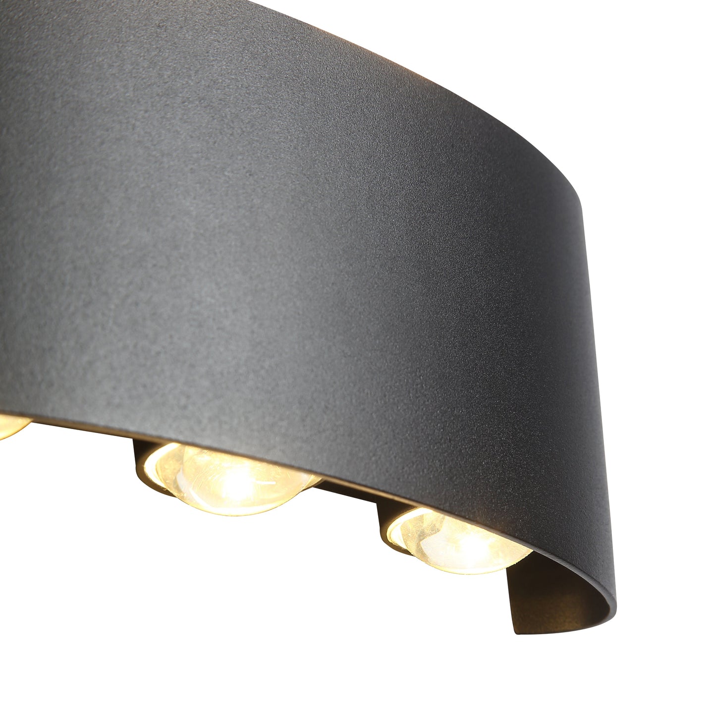 Scentora - Moderne Zwarte Buitenwandlamp 6W Voor Sfeervolle Verlichting