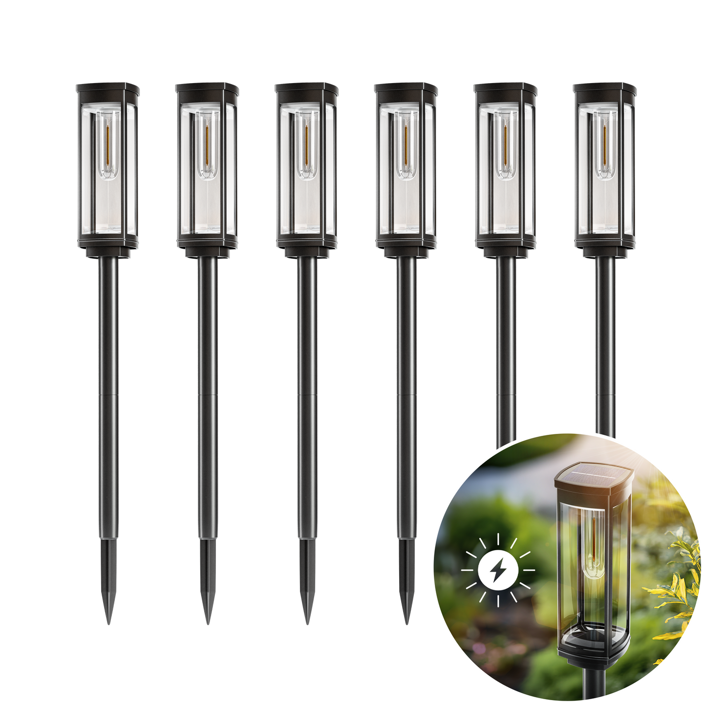 Solaro – Zonne-energie Padverlichting (Set van 2/6/8)
