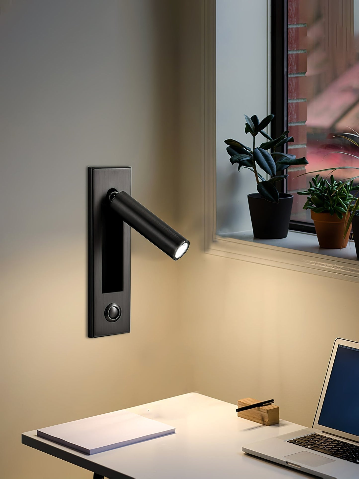 Noctis – Ingebouwde LED Wandlamp voor Slaapkamer