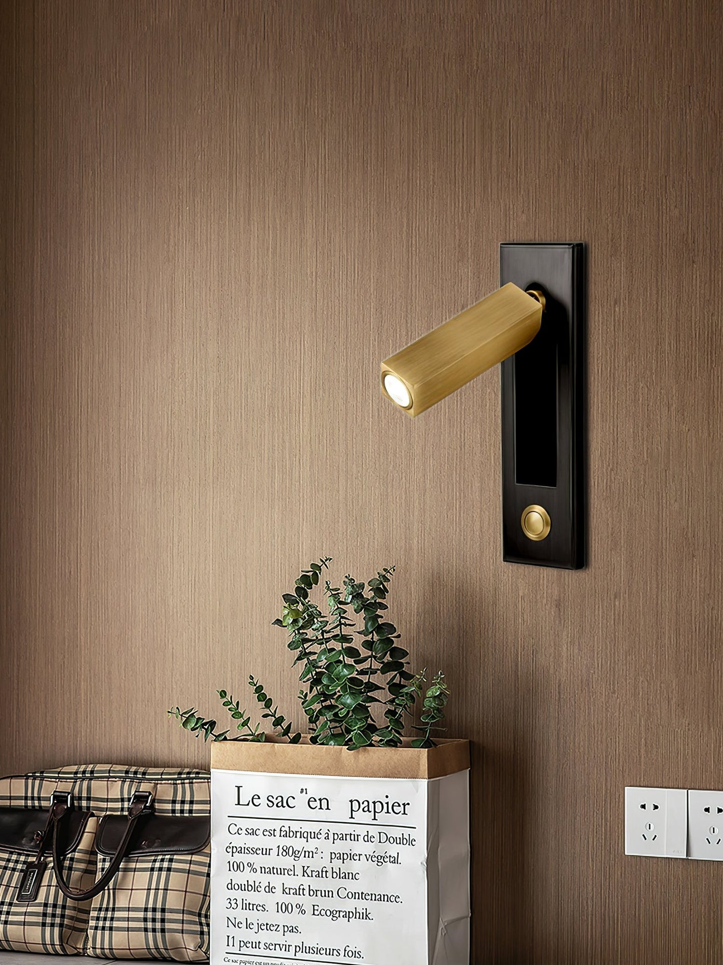 Noctis – Ingebouwde LED Wandlamp voor Slaapkamer