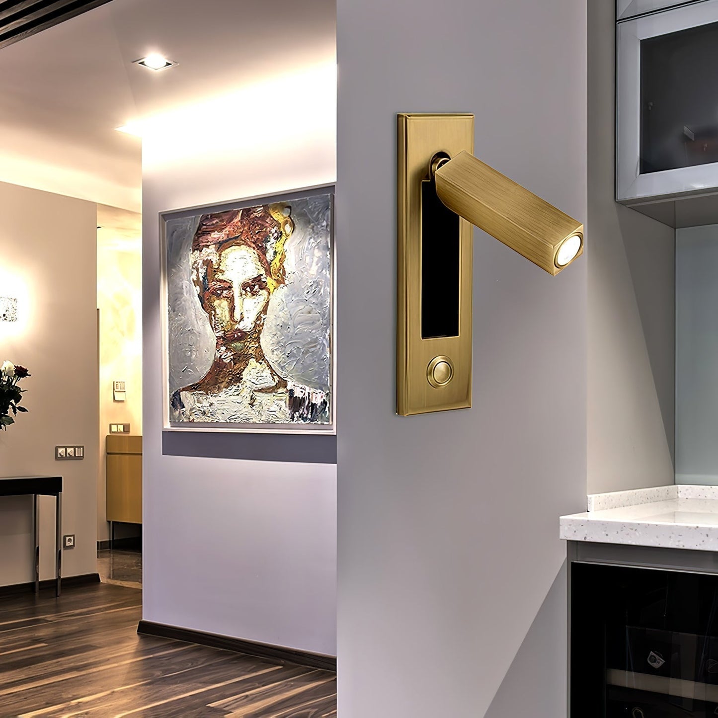Noctis – Ingebouwde LED Wandlamp voor Slaapkamer