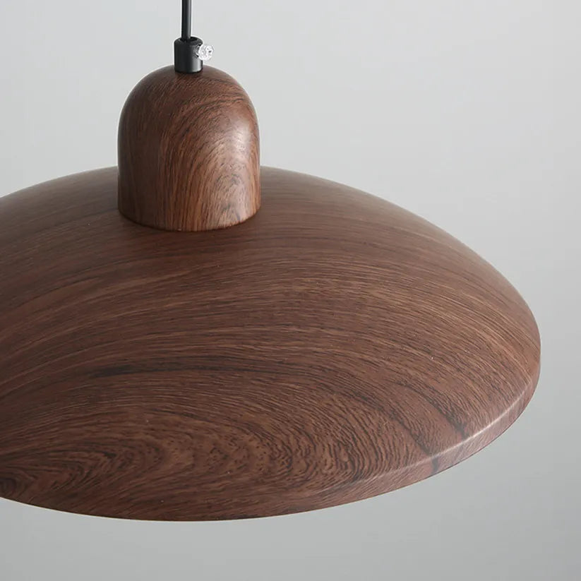 Hiroka – Japanse Wabi-Sabi Walnoot Hanglamp