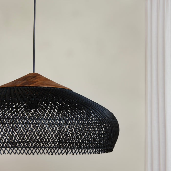 Solenne – Retro Boheemse Rattan Hanglamp