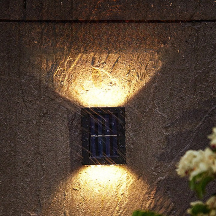 Solora – Draadloze Solar LED Wandlampen (Waterdichte Buitenverlichting voor Tuin & Balkon)