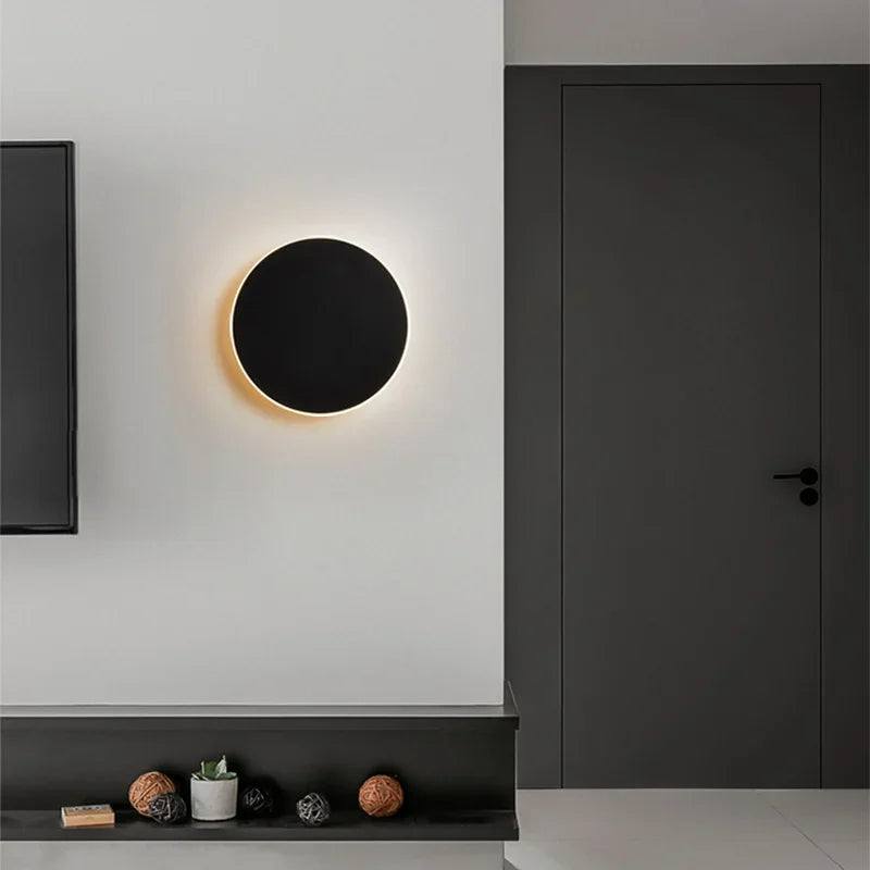 Lunor – Nordic Ronde LED Wandlamp met Bewegingssensor