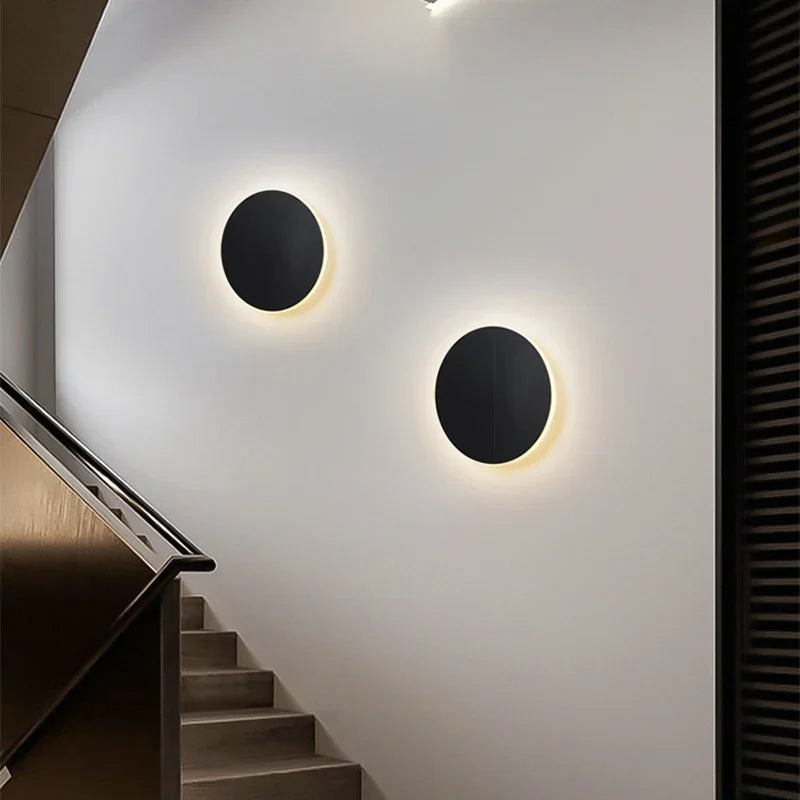 Lunor – Nordic Ronde LED Wandlamp met Bewegingssensor