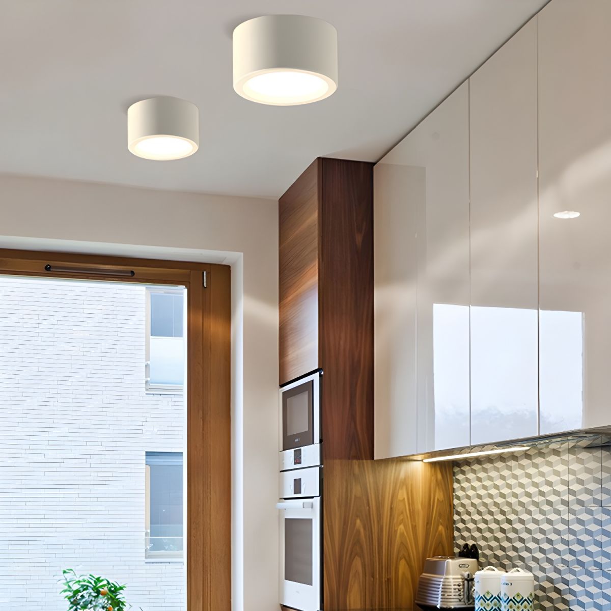Frostora - Stijlvolle LED Plafondlamp Van Metaal Voor Moderne Interieurverlichting