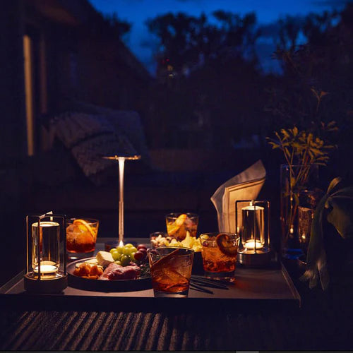 Porchora – Moderne Draadloze Tafellamp met Touch & USB-C
