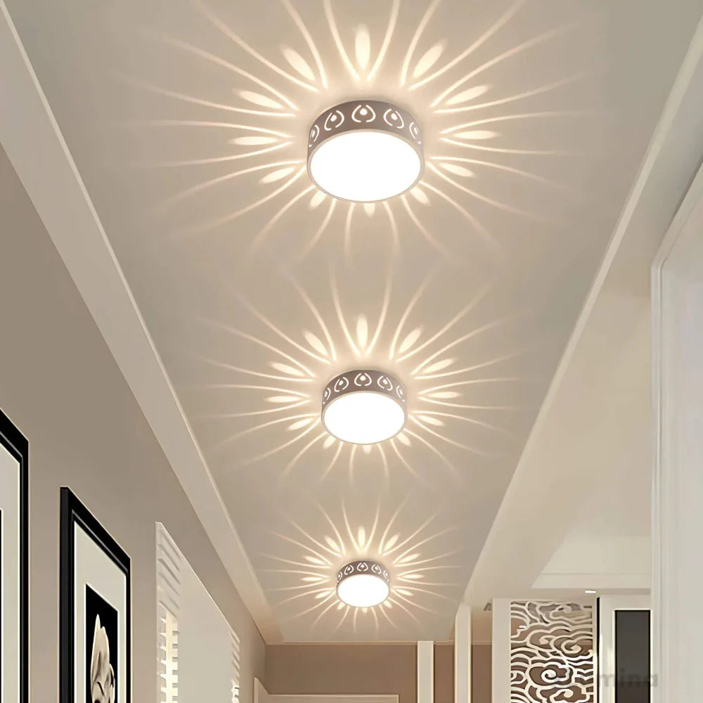 Lunoval – Moderne LED Plafondlamp (Slank Rond Design, Energiezuinig)