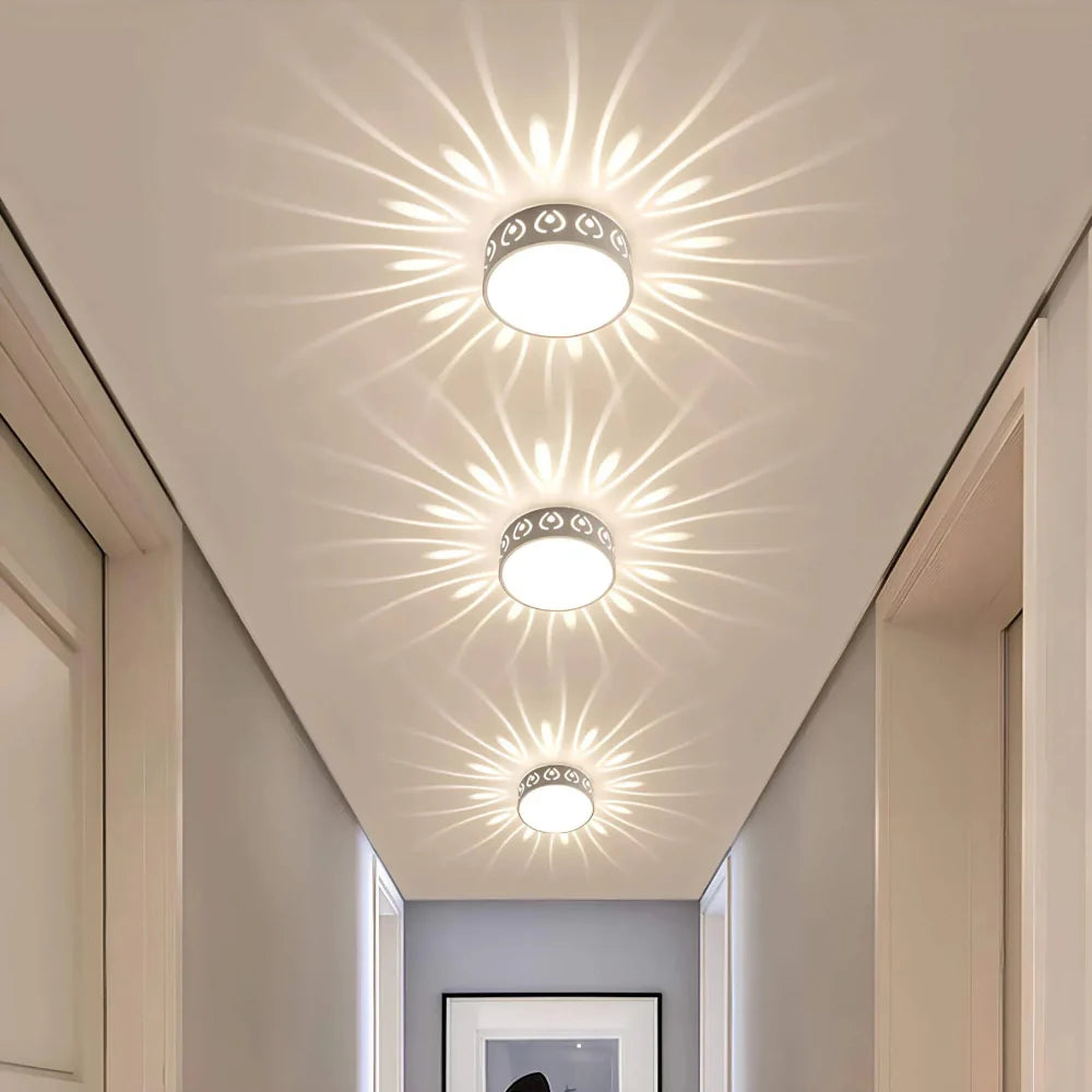 Lunoval – Moderne LED Plafondlamp (Slank Rond Design, Energiezuinig)