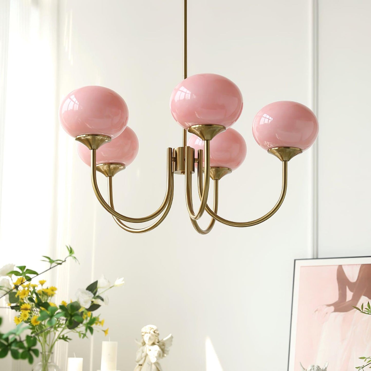 Marshmallow – Moderne Kroonluchter met Glazen Bollen