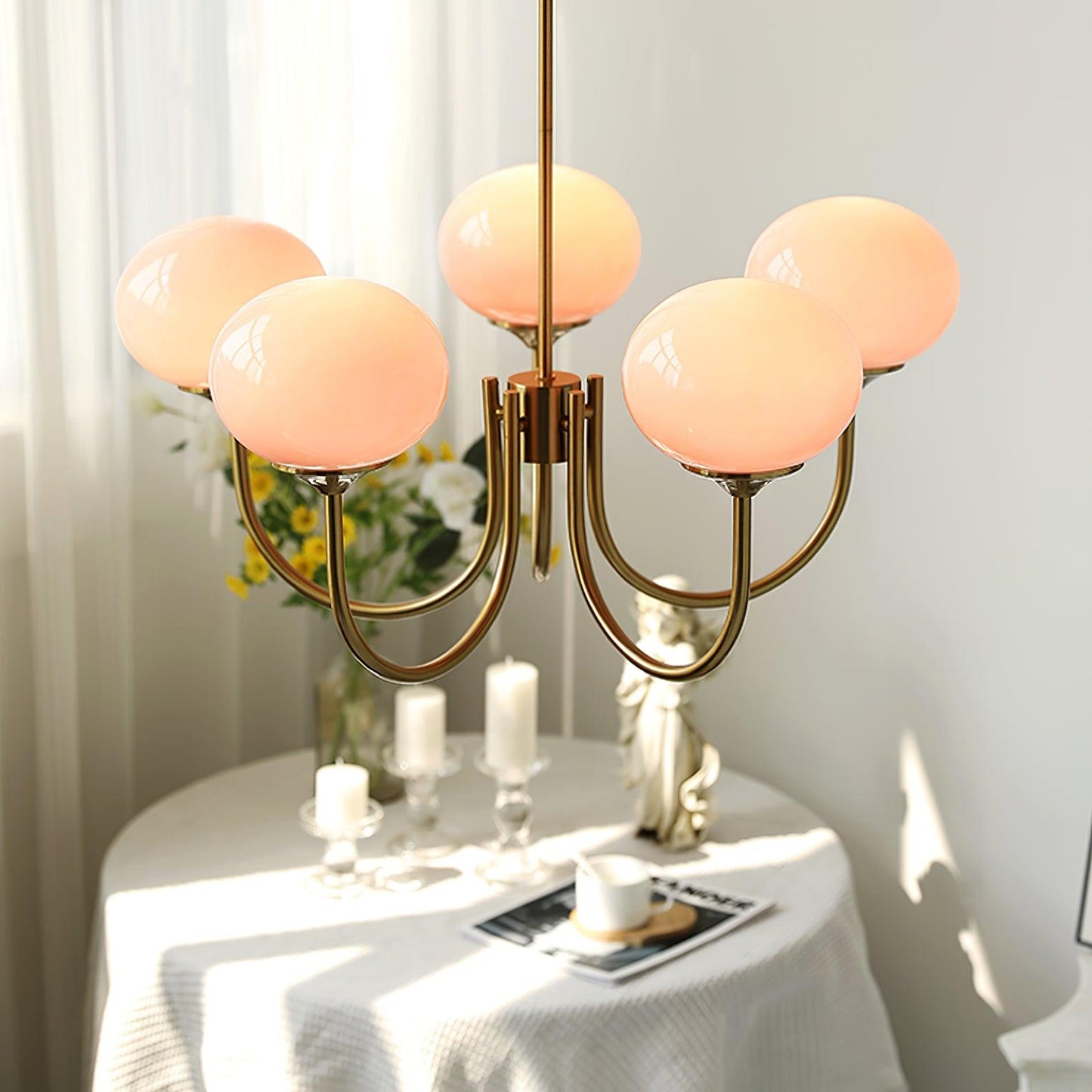 Marshmallow – Moderne Kroonluchter met Glazen Bollen
