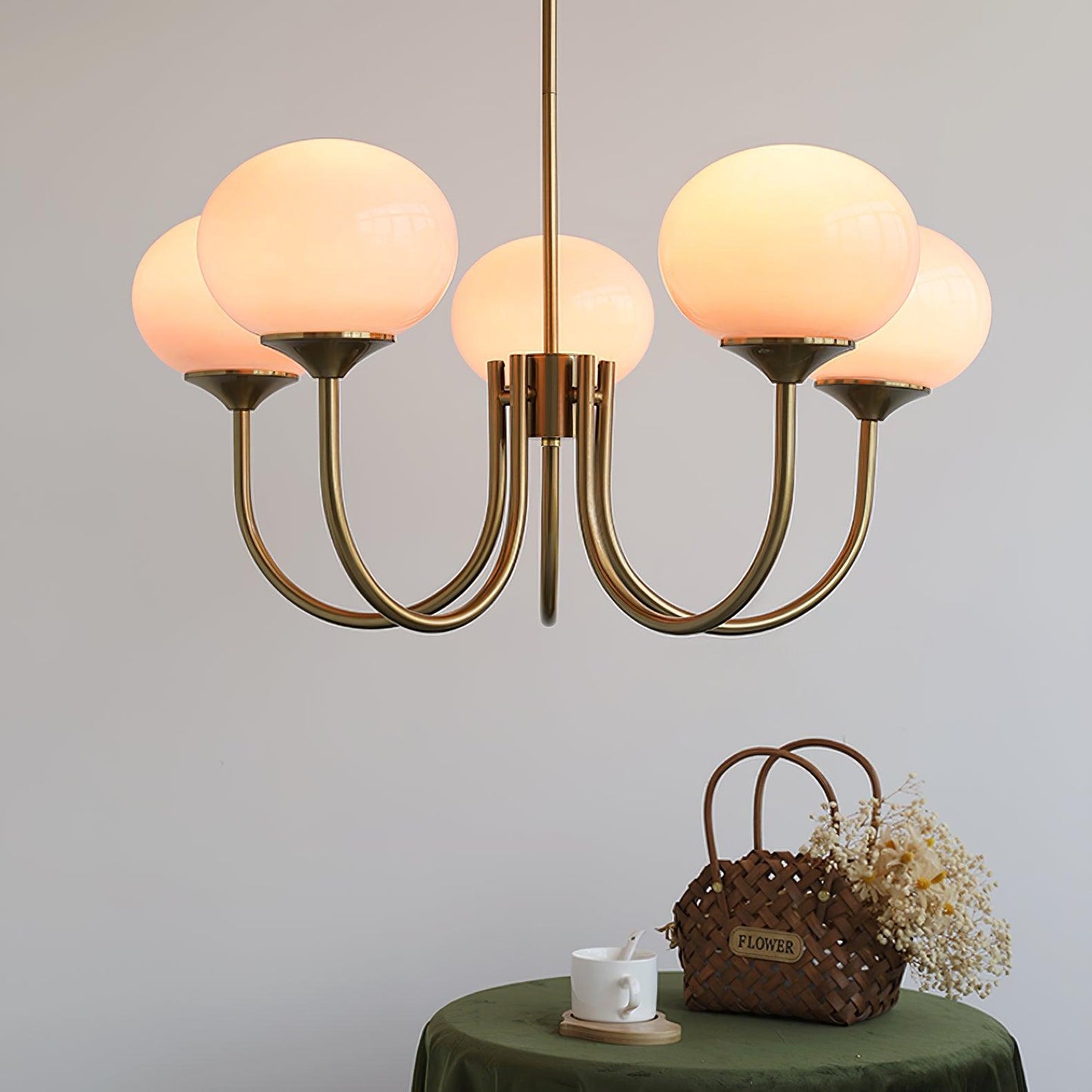 Marshmallow – Moderne Kroonluchter met Glazen Bollen