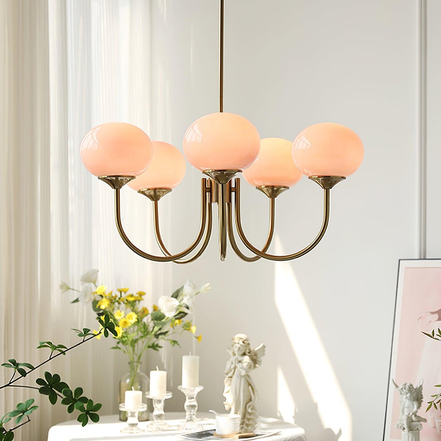 Marshmallow – Moderne Kroonluchter met Glazen Bollen