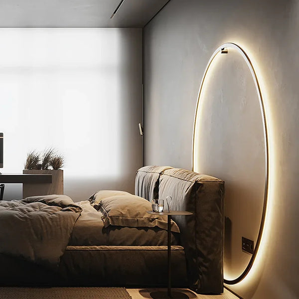 Solvia – Minimalistische LED Wandlamp (Ronde Moderne Wandlamp)