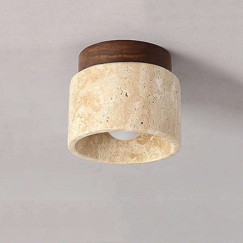 Kairi – Japanse Minimalistische Plafondlamp in Crème
