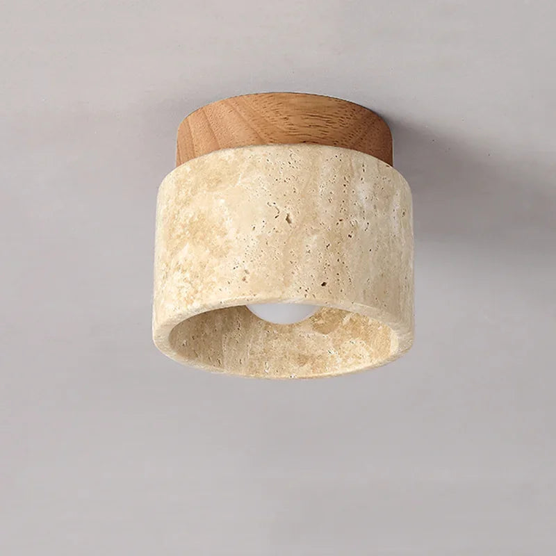 Kairi – Japanse Minimalistische Plafondlamp in Crème