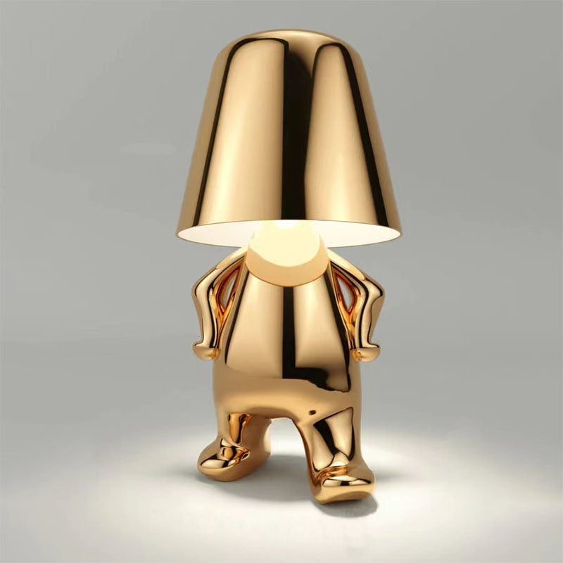 Pathlux - Gouden Tafellamp met Warm Zacht Licht voor het Moderne Huis