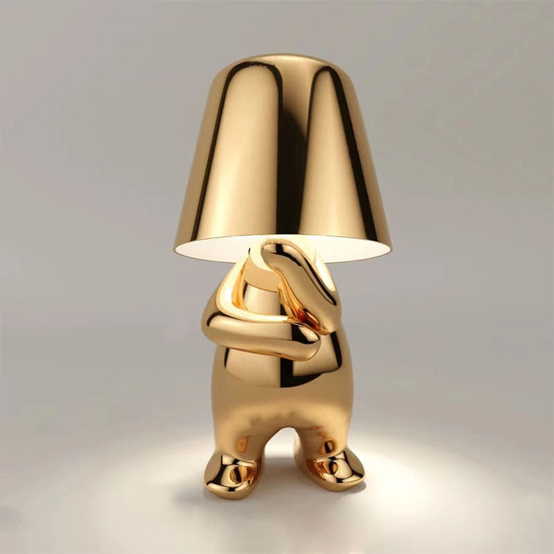 Pathlux - Gouden Tafellamp met Warm Zacht Licht voor het Moderne Huis