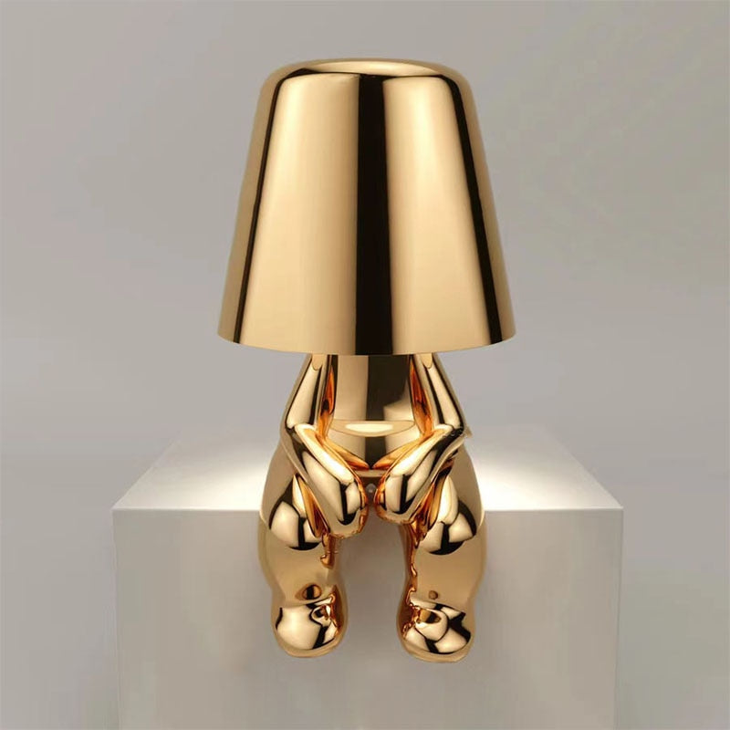 Pathlux - Gouden Tafellamp met Warm Zacht Licht voor het Moderne Huis