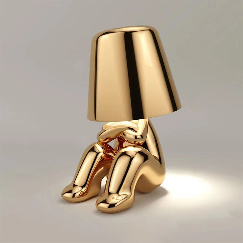 Pathlux - Gouden Tafellamp met Warm Zacht Licht voor het Moderne Huis