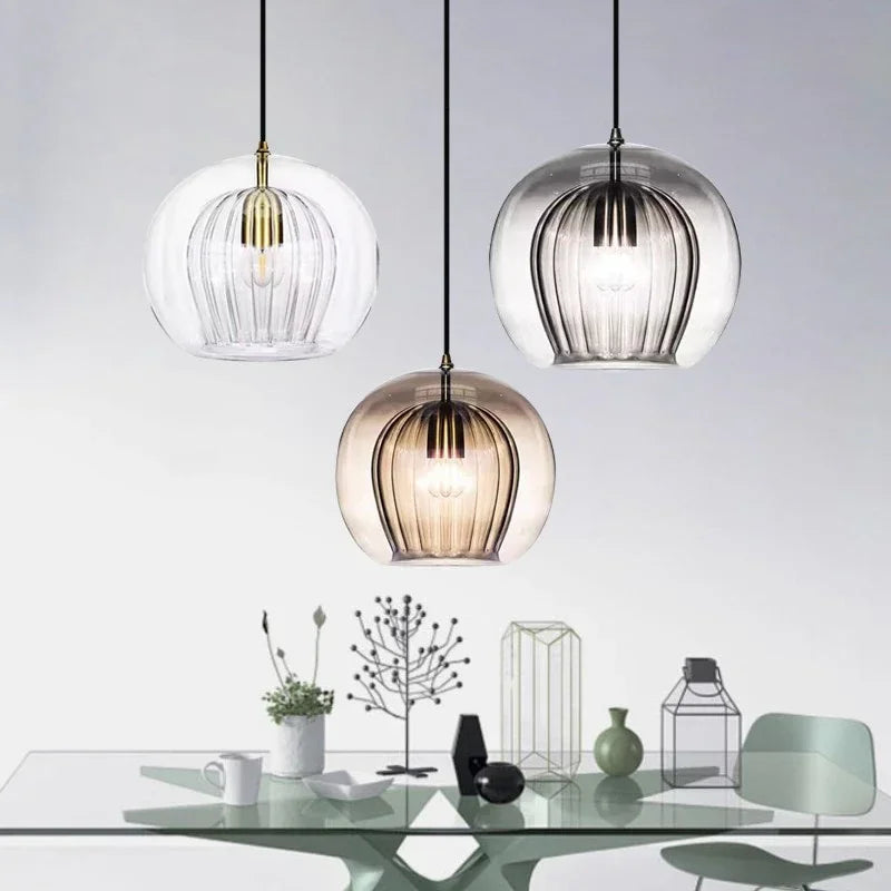 Moonira - Chic Glazen Pendelarmatuur Met Tijdloos Ontwerp