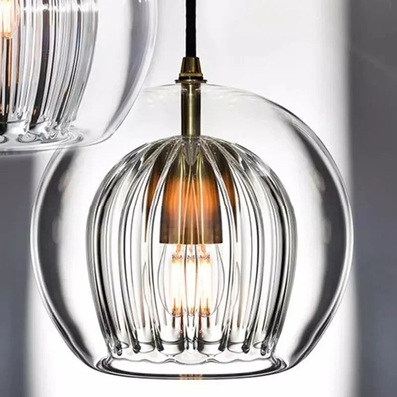 Moonira - Chic Glazen Pendelarmatuur Met Tijdloos Ontwerp