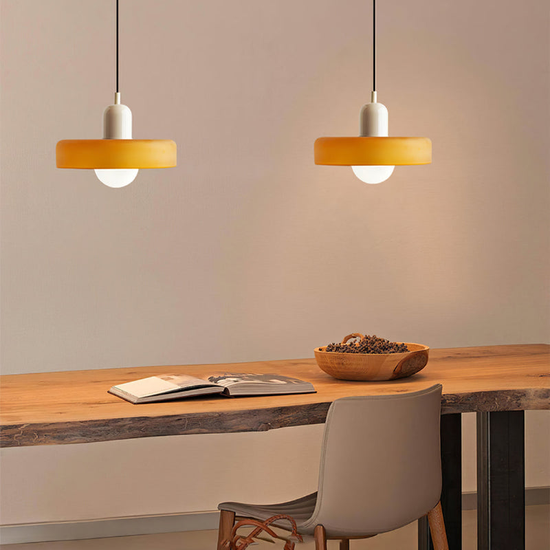 GleaMore - Bauhaus Hanglamp In Stijlvol Gekleurd Glas
