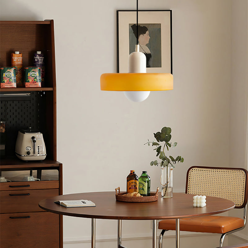 GleaMore - Bauhaus Hanglamp In Stijlvol Gekleurd Glas
