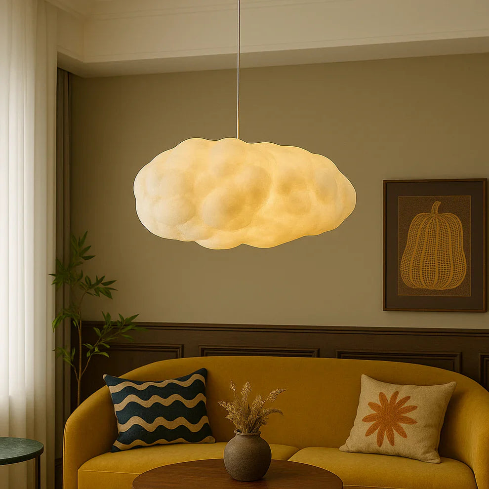 Flamevia - Moderne LED Pendel Lamp Met Fluffy Wolkdesign