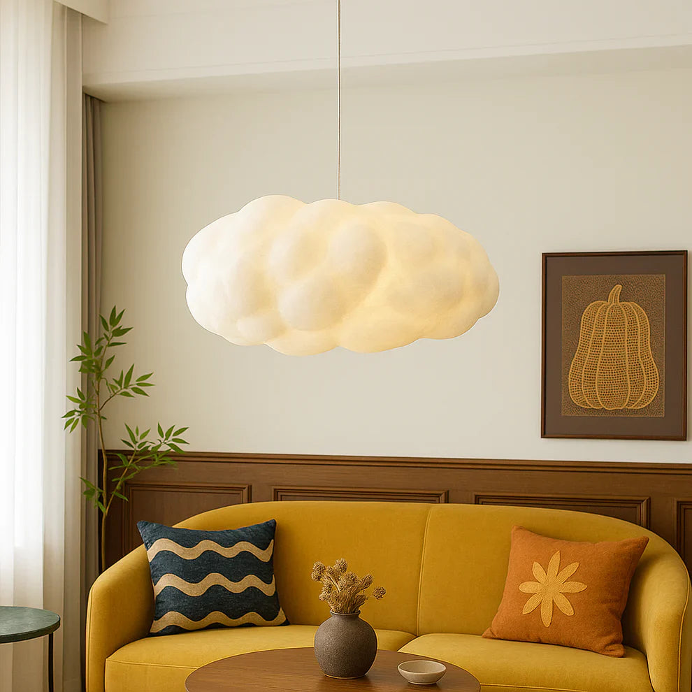 Flamevia - Moderne LED Pendel Lamp Met Fluffy Wolkdesign