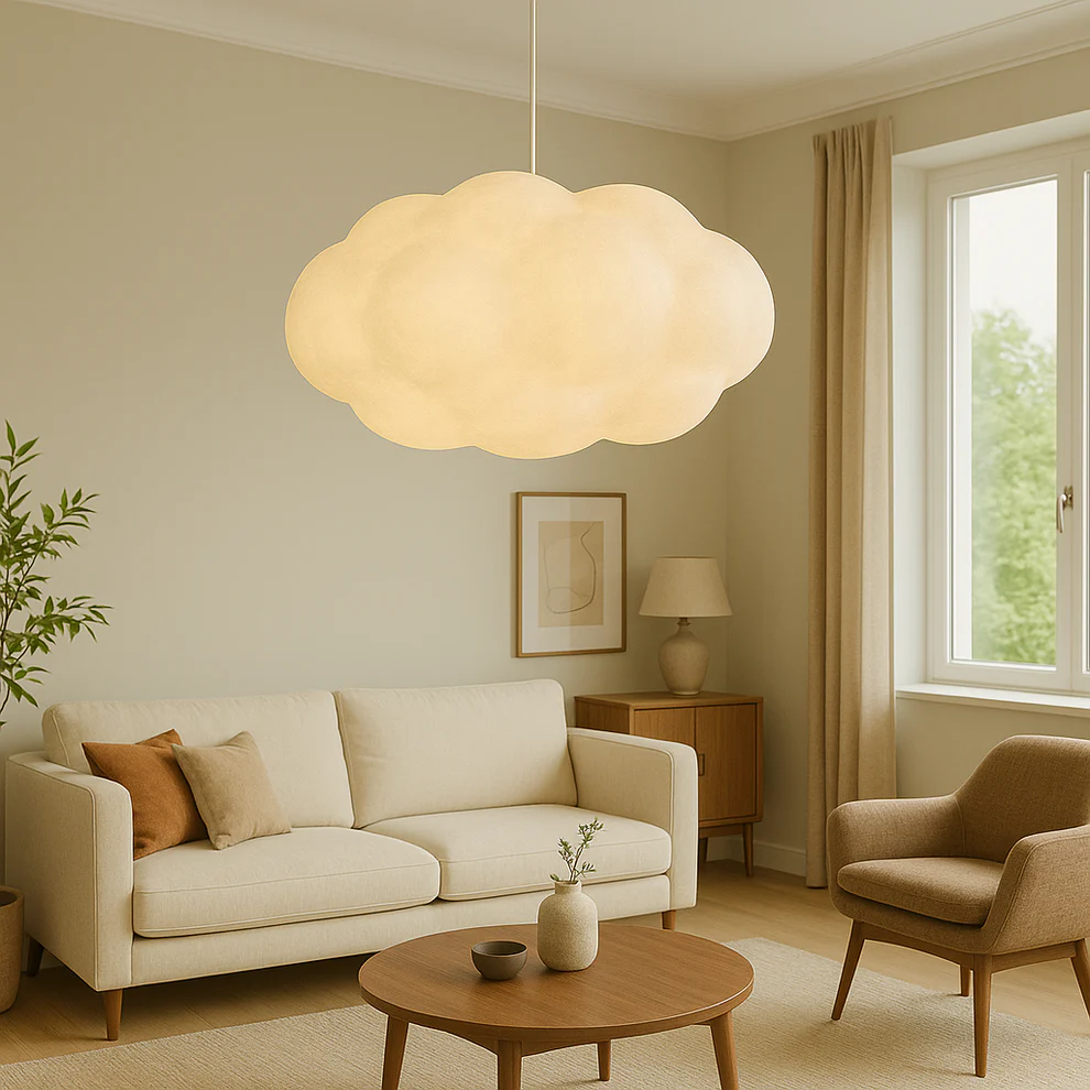 Flamevia - Moderne LED Pendel Lamp Met Fluffy Wolkdesign