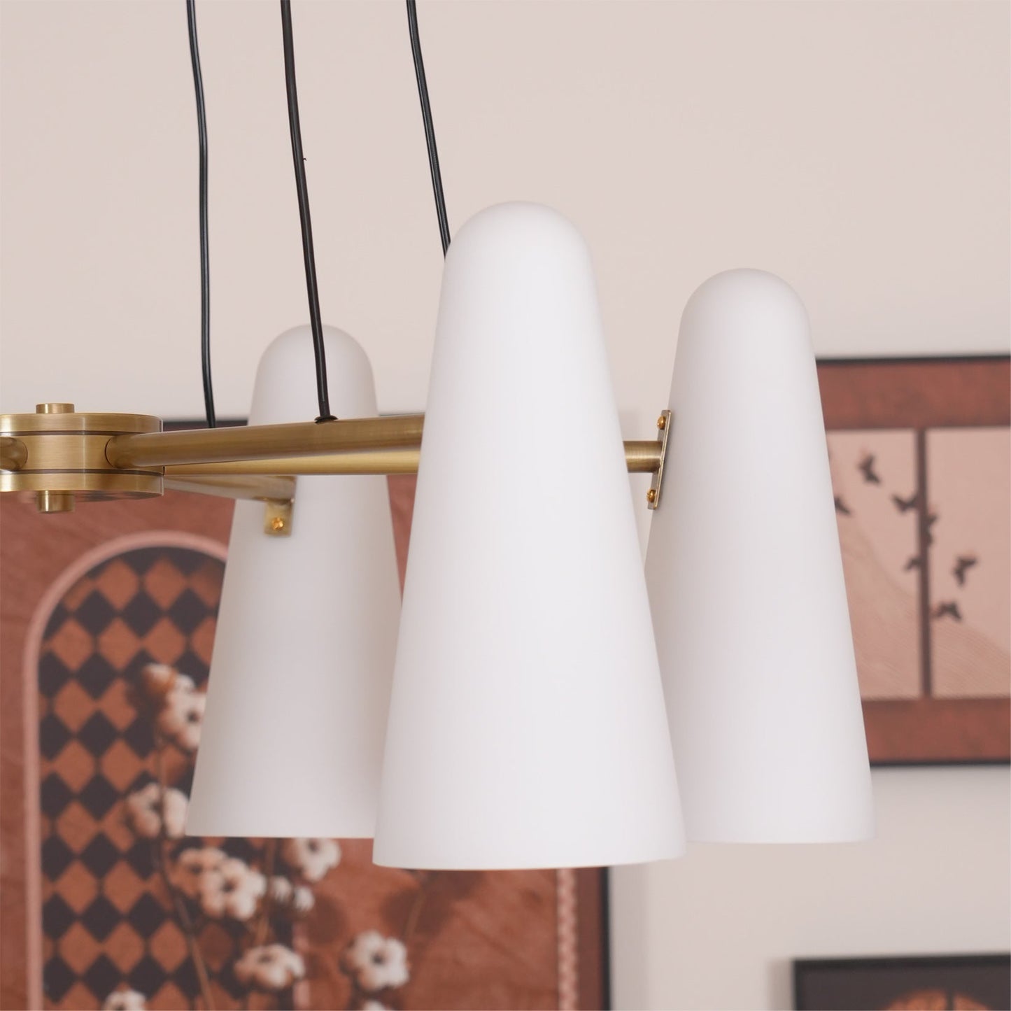 Lanterna - Klassieke Mid-Century Glazen Kroonluchter Voor Moderne Interieurs