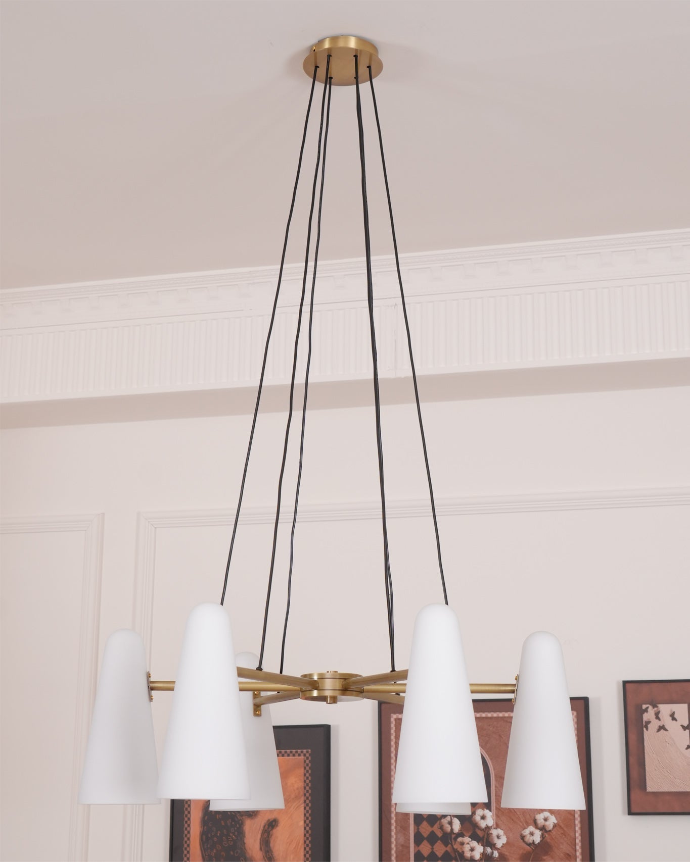 Lanterna - Klassieke Mid-Century Glazen Kroonluchter Voor Moderne Interieurs