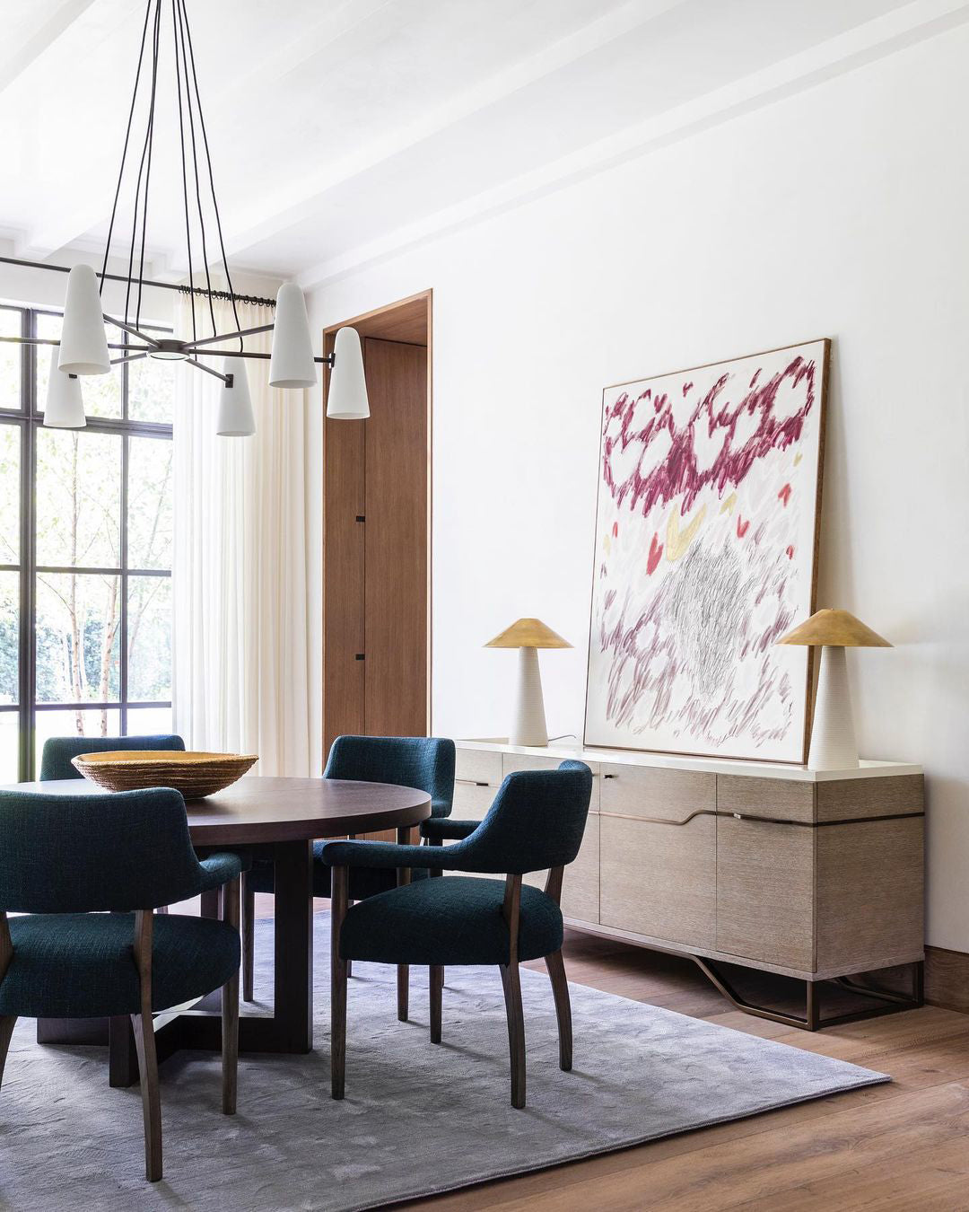Lanterna - Klassieke Mid-Century Glazen Kroonluchter Voor Moderne Interieurs