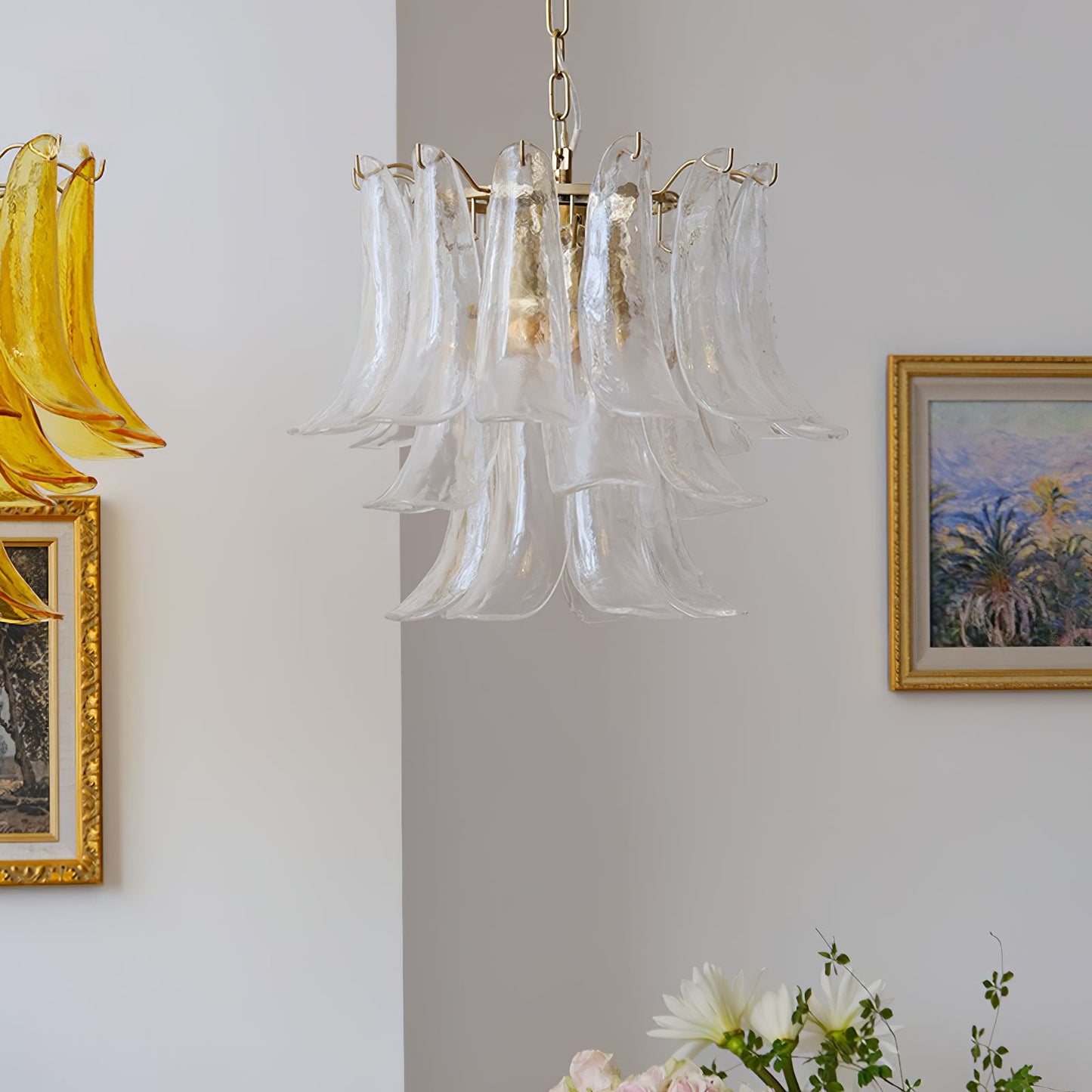 Lampora - Luxe Murano Glazen Kroonluchter Voor Verfijnde Interieurs