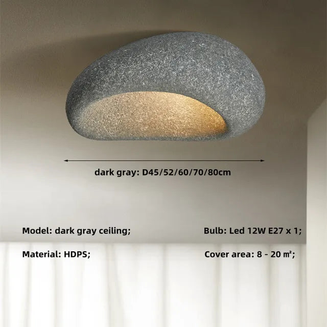 Hedgera - ZenLicht Wabi Sabi Plafondlamp voor Rustige Interieurs
