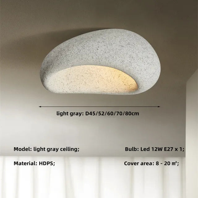Hedgera - ZenLicht Wabi Sabi Plafondlamp voor Rustige Interieurs